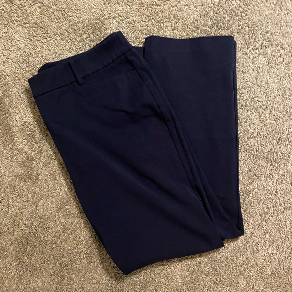 New York & Company Women's Navy Boot Cut Dress Pants